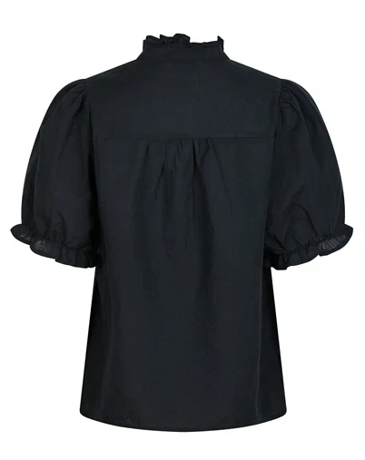Neo Noir - Odesa Linen Bluse - Navy